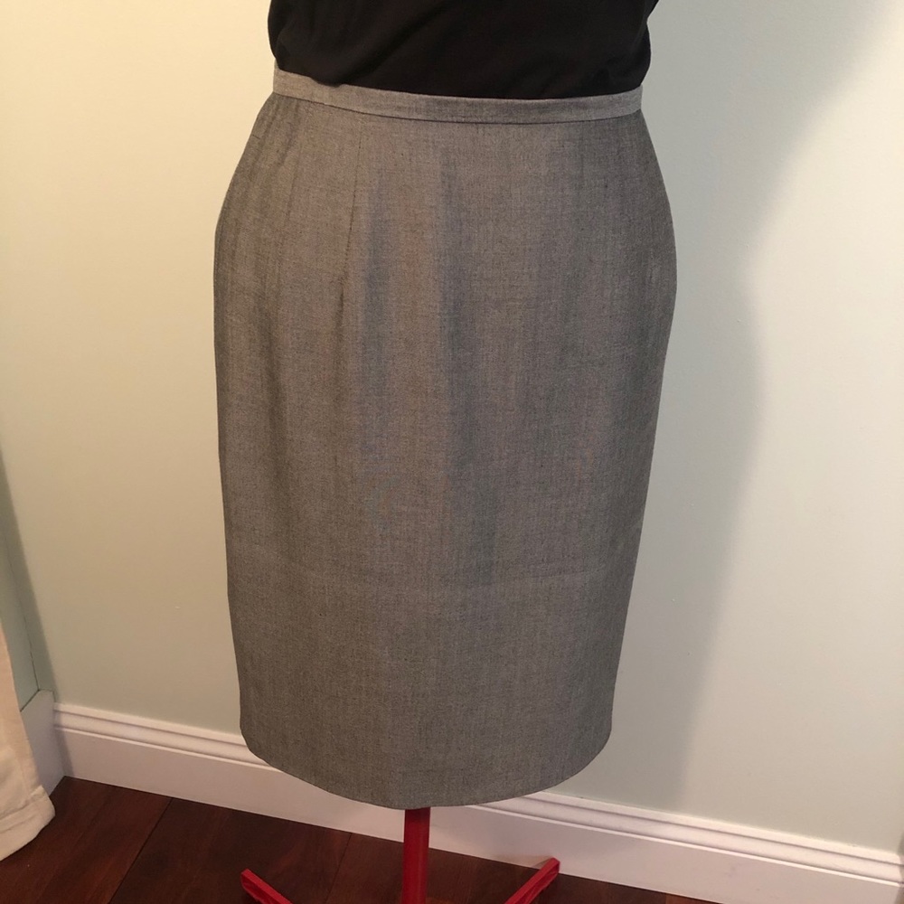 Amanda Smith VTG. Tailored A-Line Skirt Office Minimalist Quiet Luxury 90’s Y2K